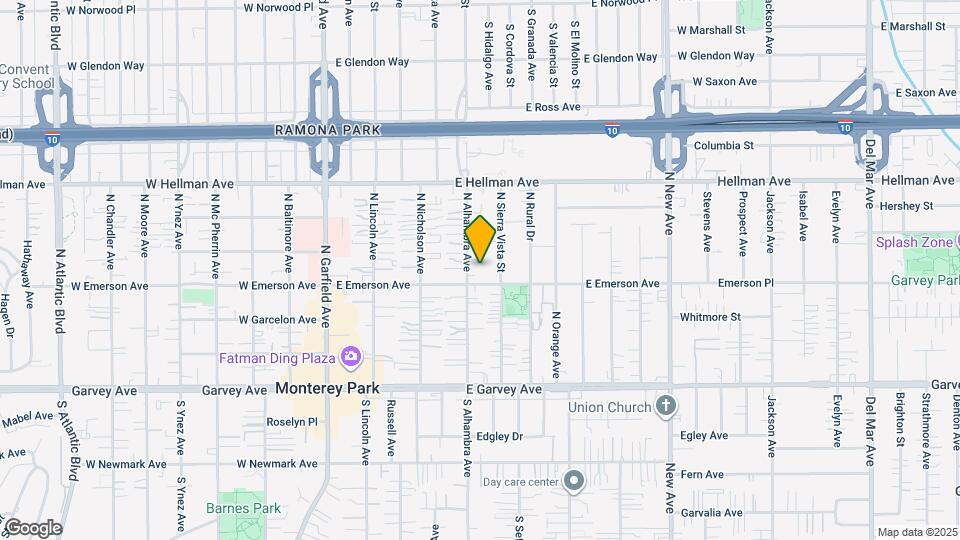 402 N Alhambra Ave Map and Location Details