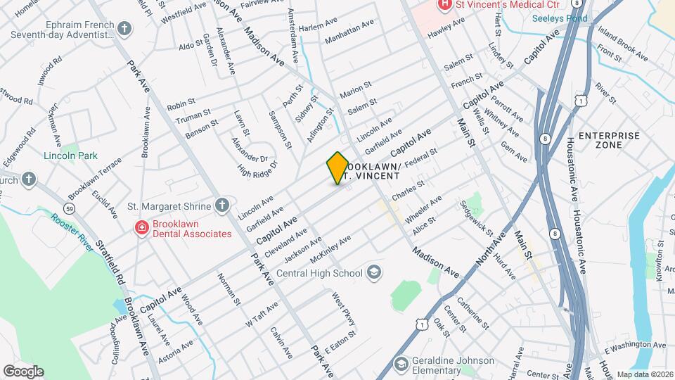 976 Capitol Ave Map and Location Details