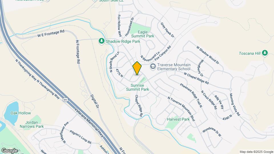 2698 W Shady Hollow Ln Map and Location Details