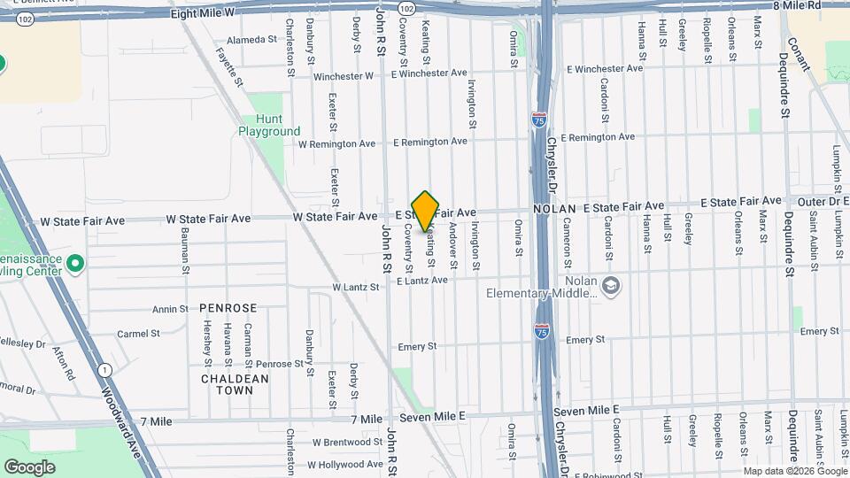 19703 Keating St Map and Location Details