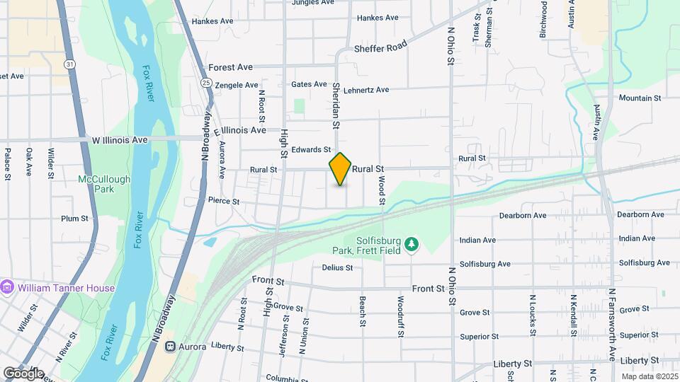 622 Monroe St Map and Location Details