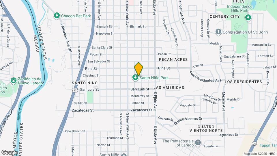 2016 S India Ave Mapa y Detalles de la Ubicación