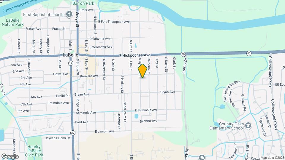 233 S Cypress St Map and Location Details