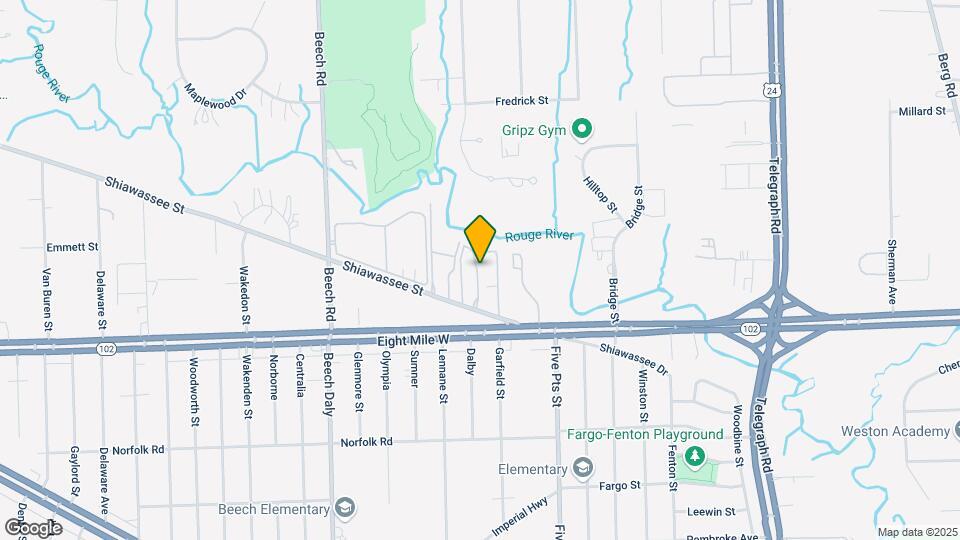 25300 Shiawassee Cir, Unit One Bedroom Unit Map and Location Details