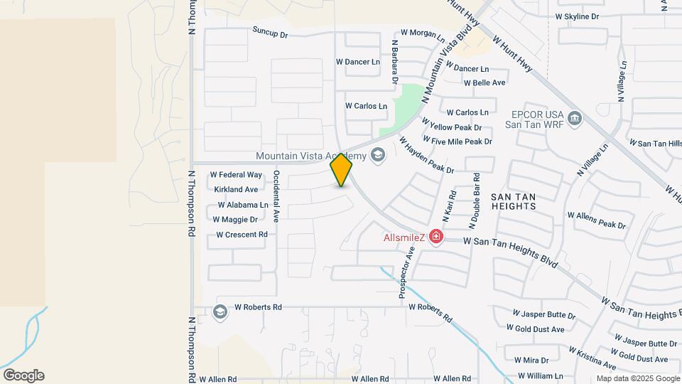 3862 W Alabama Ln Map and Location Details