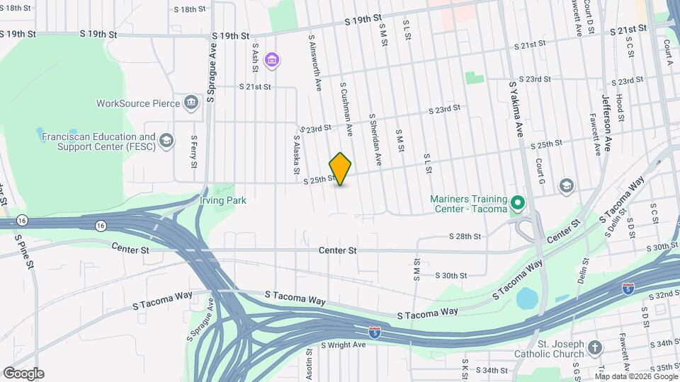 2513 S Ainsworth Ave Map and Location Details