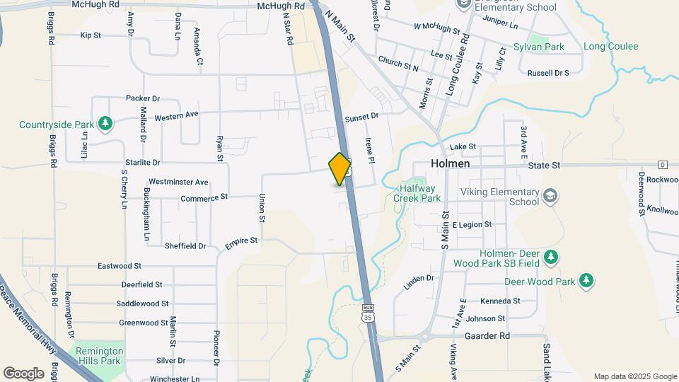 106 N Holmen Dr, Unit 3 Map and Location Details