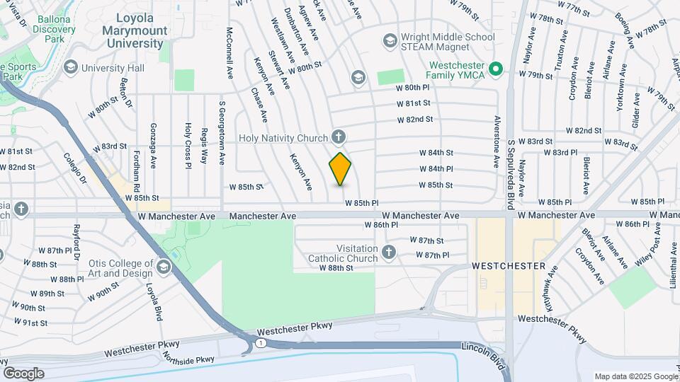 8373 Westlawn Ave Map and Location Details