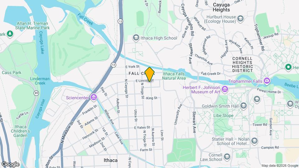 1006 N Aurora St Map and Location Details