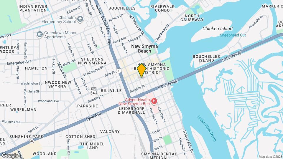 201 Palmetto St Map and Location Details