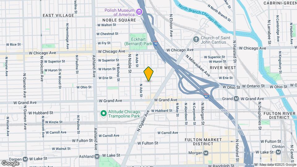 1304 W Ohio St Mapa y Detalles de la Ubicación