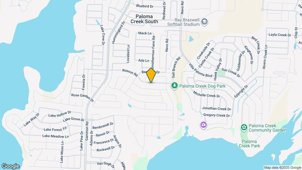 1720 Rosson Rd Map and Location Details
