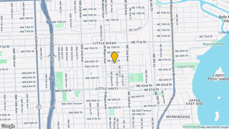 71 NE 67th St Map and Location Details