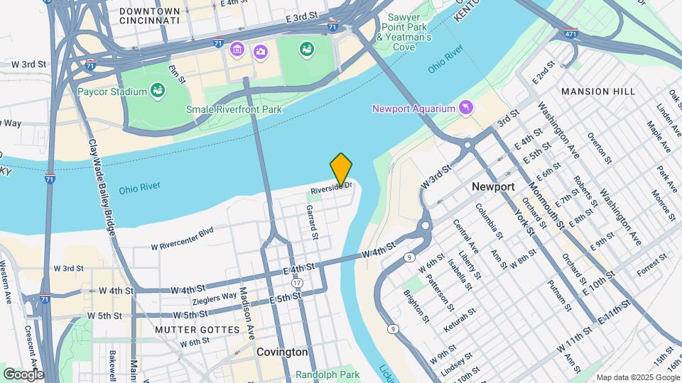 403-405 Riverside Dr Mapa y Detalles de la Ubicación