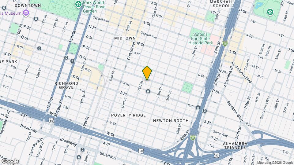 2314 Q St Map and Location Details