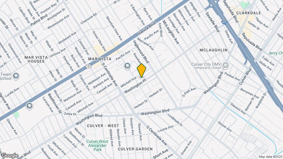 12121-12123 Washington Pl Map and Location Details