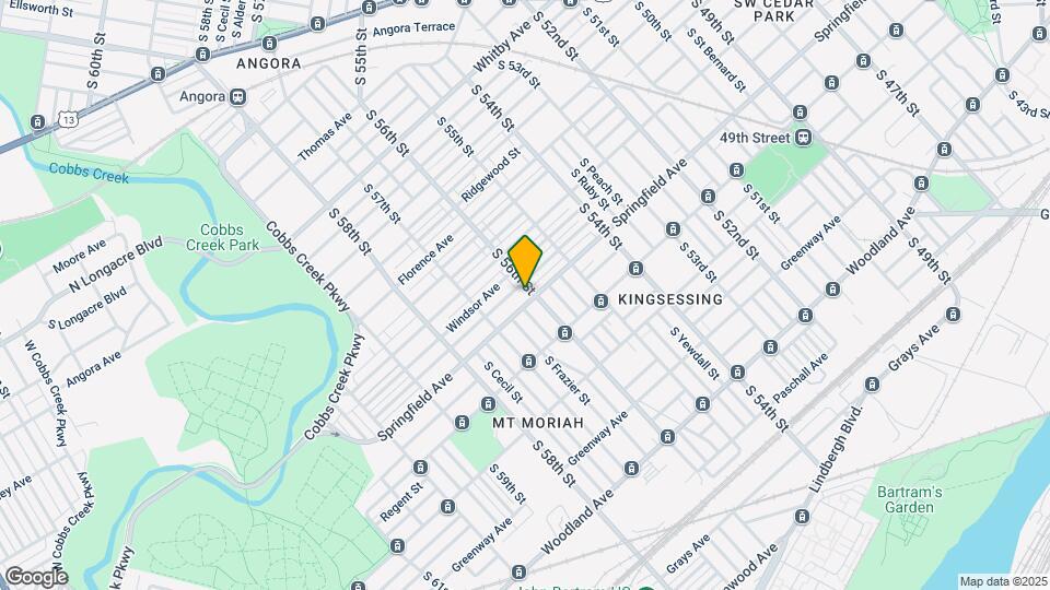 5607 Springfield Ave Map and Location Details
