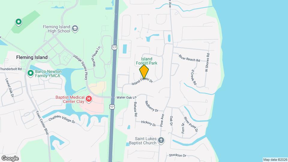6267 Island Forest Dr Map and Location Details