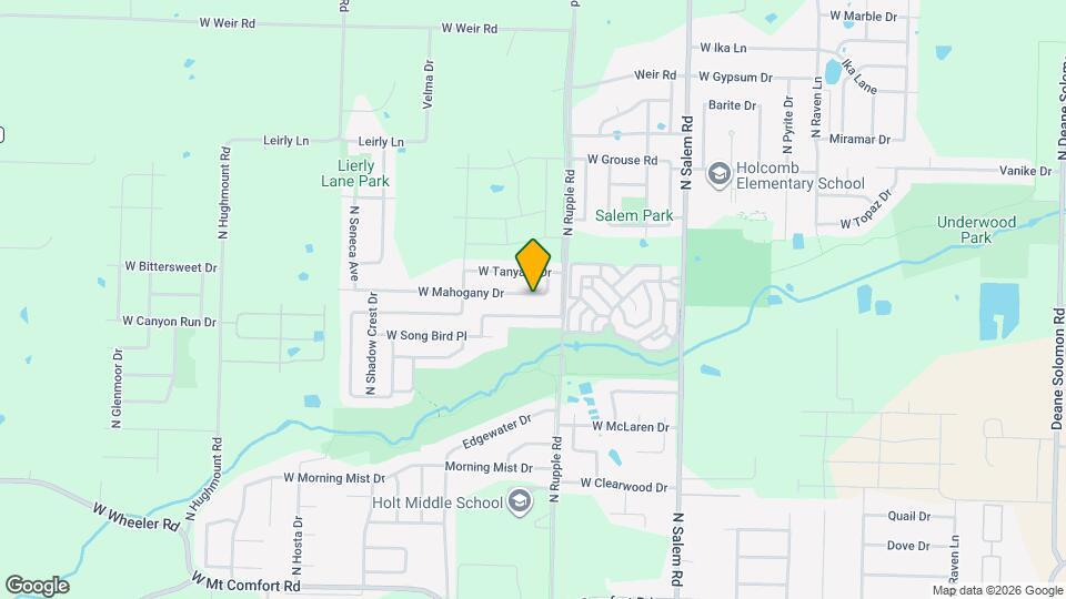 3791 W Mahogany Dr Map and Location Details