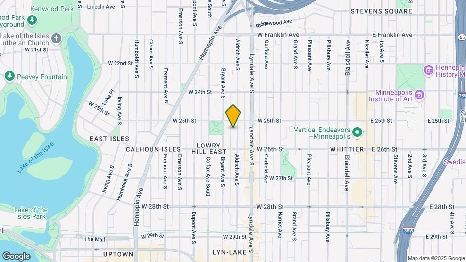 2520 Aldrich Ave S Map and Location Details
