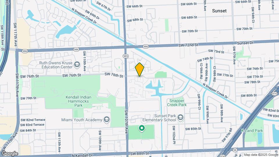 7625 SW 106th Ave Map and Location Details