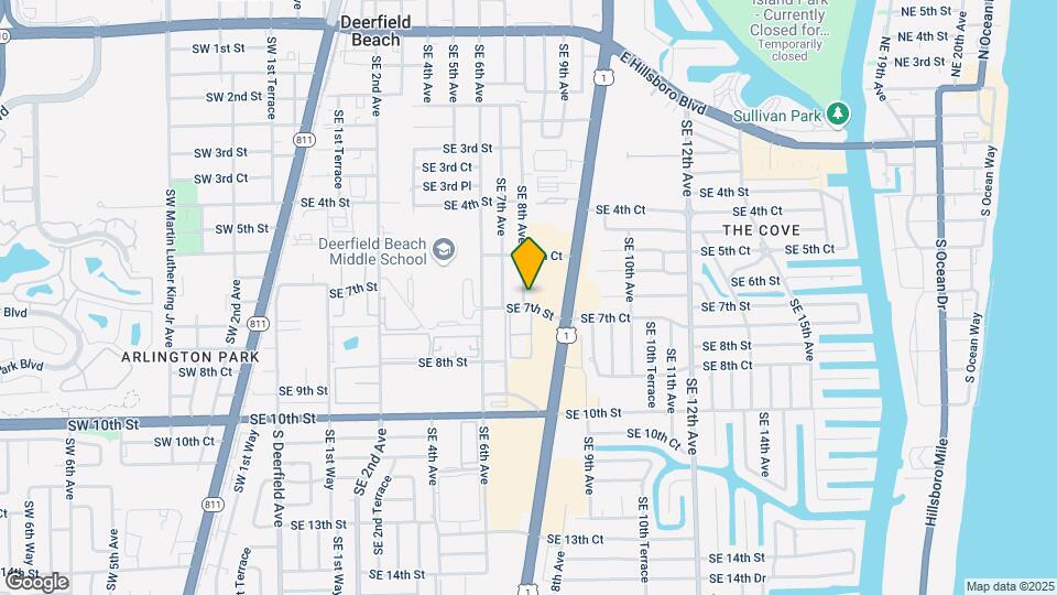 612 SE 8th Ave Map and Location Details