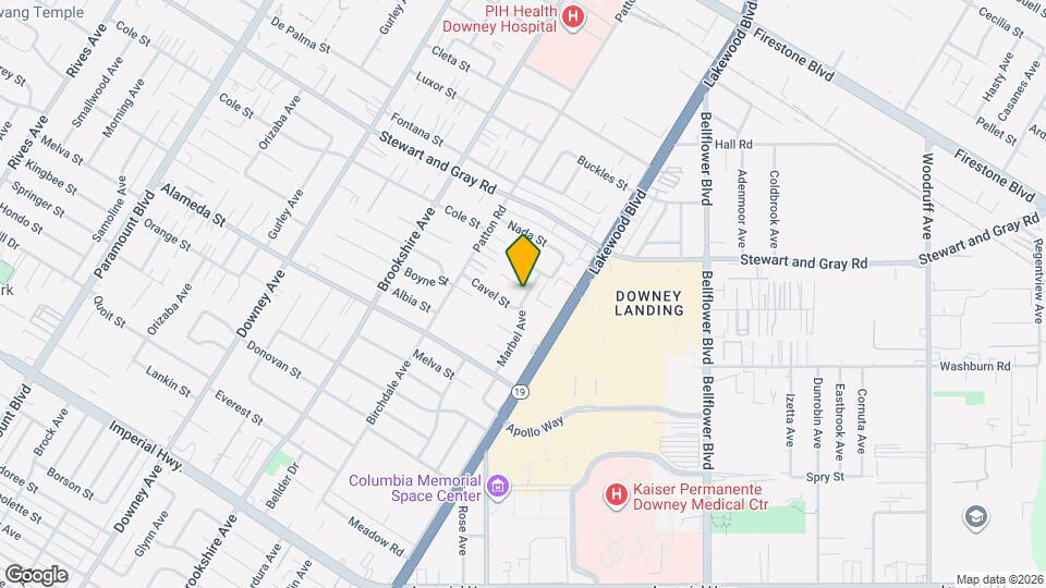 8740 Byers St Map and Location Details