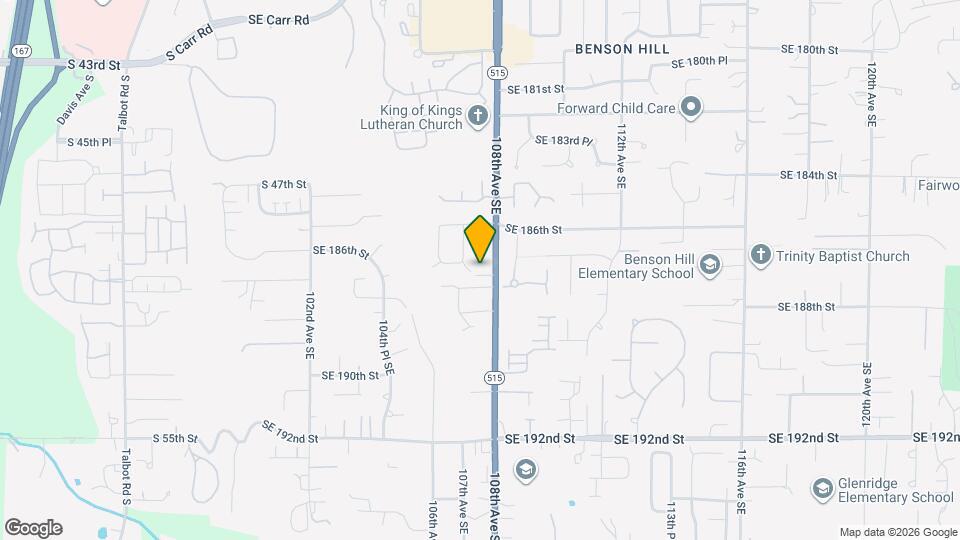 18639 108th Ave SE Map and Location Details