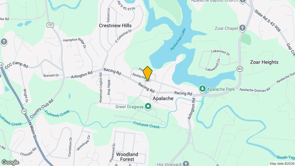 1886 Dragway Rd Map and Location Details