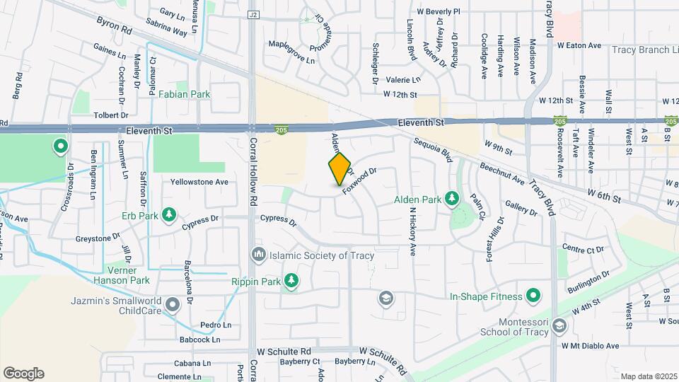 1725 Foxwood Dr Map and Location Details