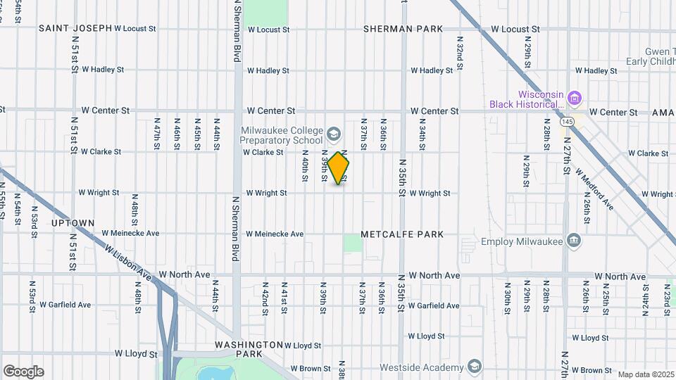 2501 N 38th St, Unit Lower Mapa y Detalles de la Ubicación