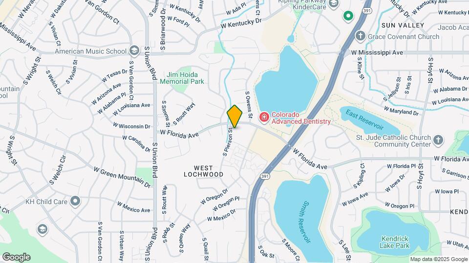 10970 W Florida Ave Map and Location Details
