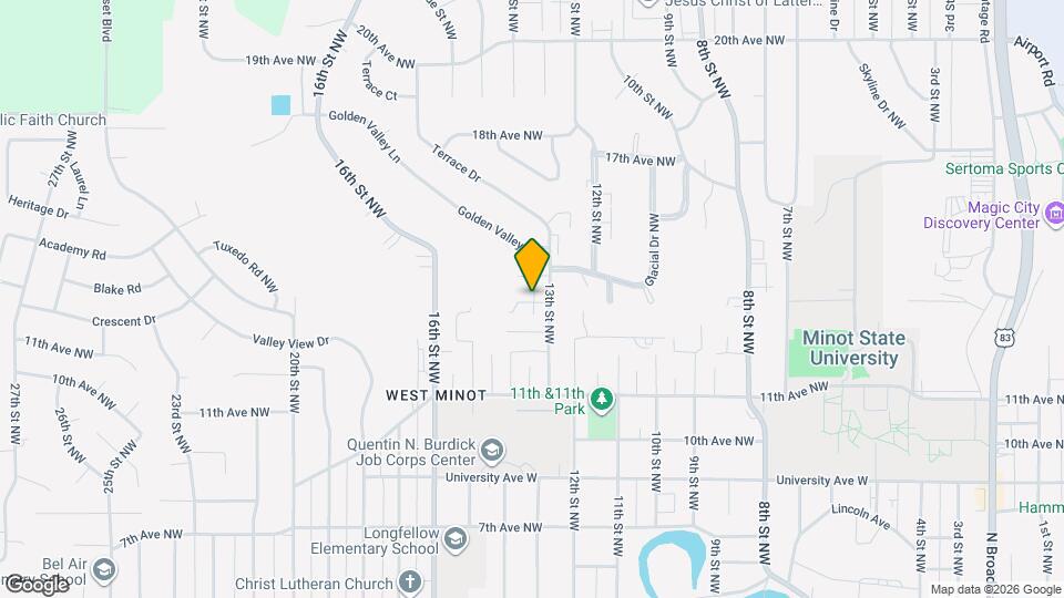 1308 14th Ave NW Map and Location Details