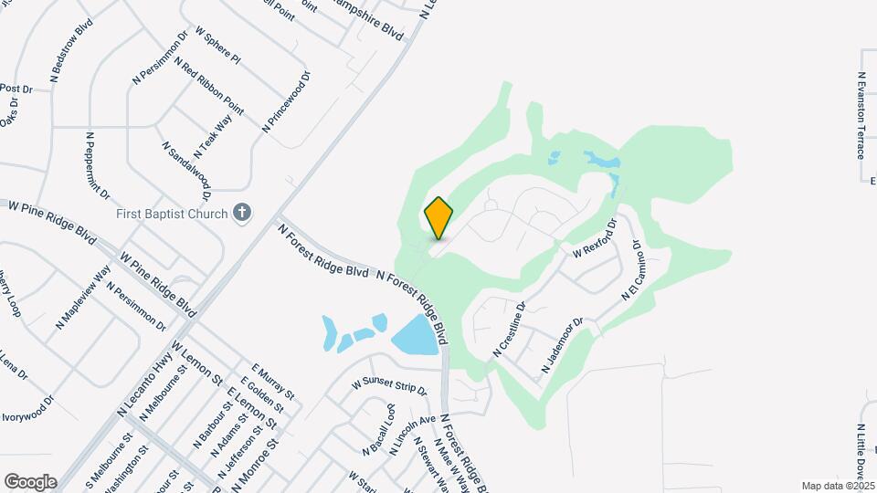 705 W Rexford Dr Map and Location Details