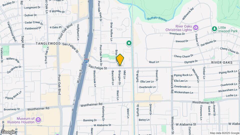 1999 Briar Oaks Ln Map and Location Details