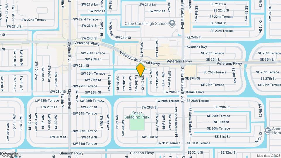 2628 SW 2nd Ct Mapa y Detalles de la Ubicación