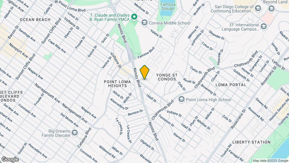 3906 Voltaire St Map and Location Details