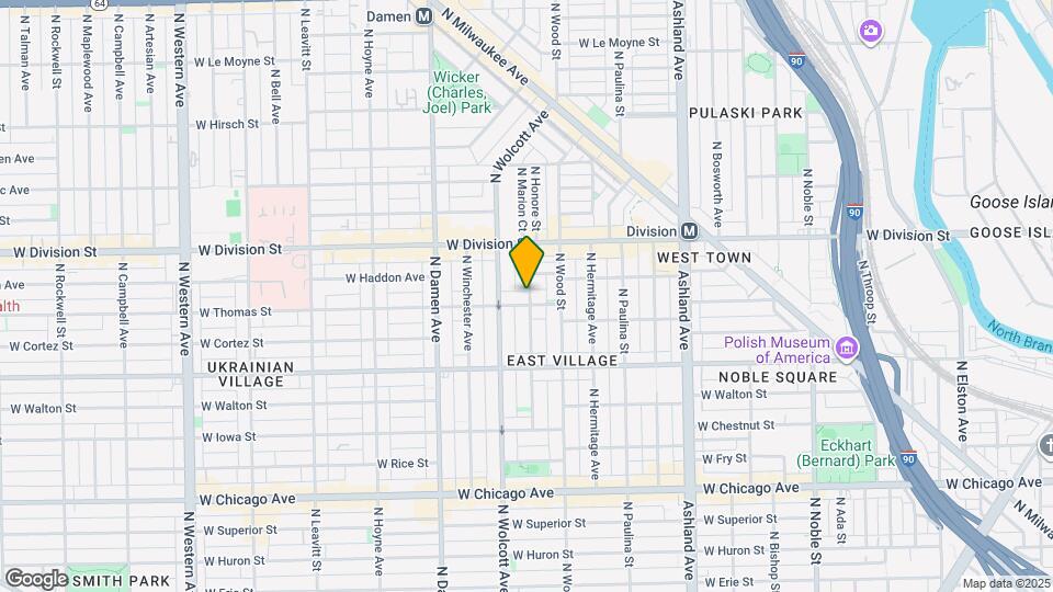 1834 W Thomas St, Unit 1834 W Thomas St #2 Map and Location Details