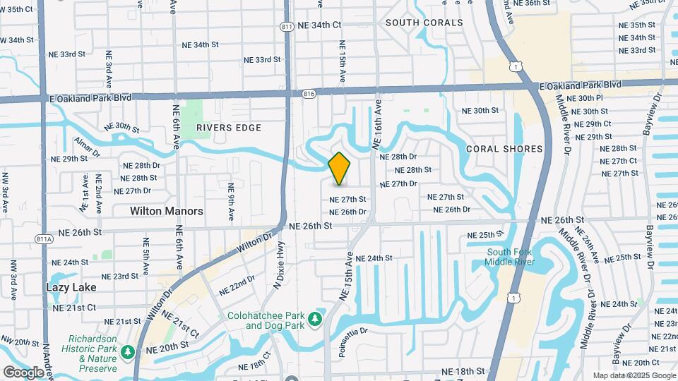 1432 NE 27th Dr Map and Location Details
