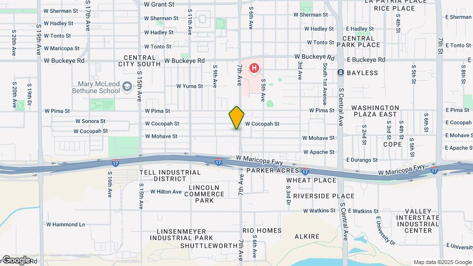 1718 S 7th Ave Mapa y Detalles de la Ubicación