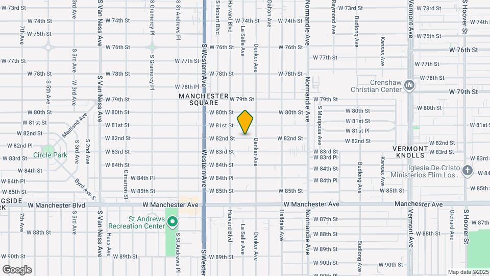 1627 W 82nd St Map and Location Details