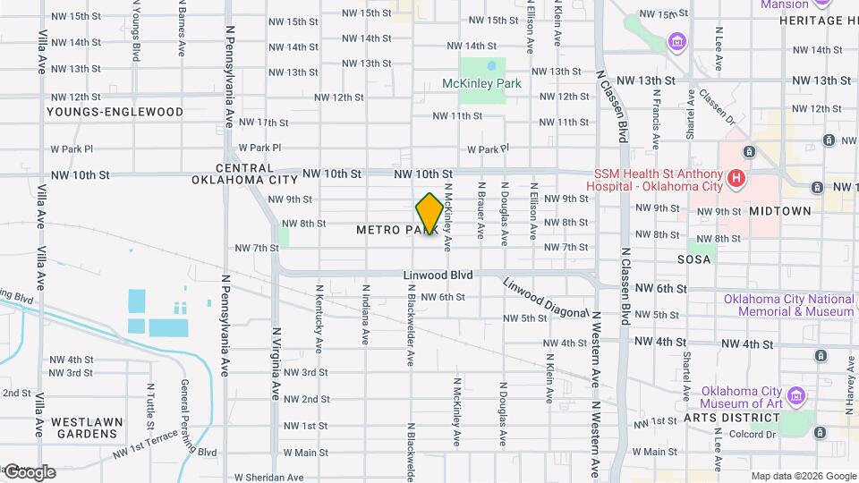 1617 NW 7th St Map and Location Details