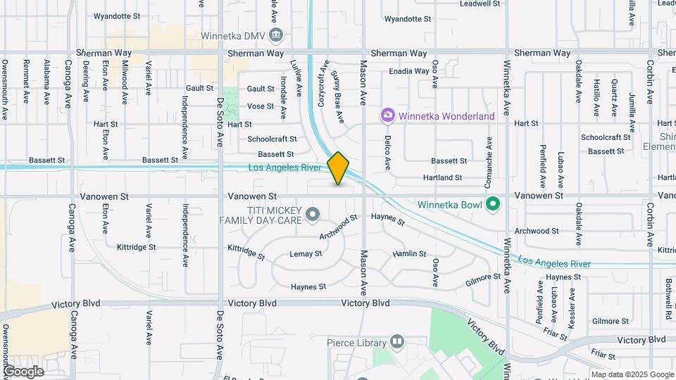 20547 Vanowen St Map and Location Details