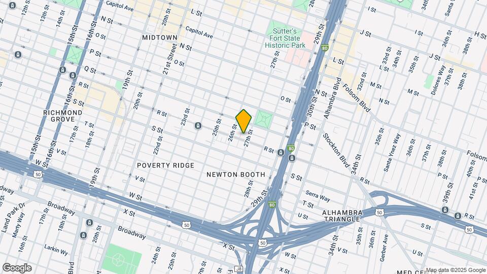 1730 27th St Map and Location Details
