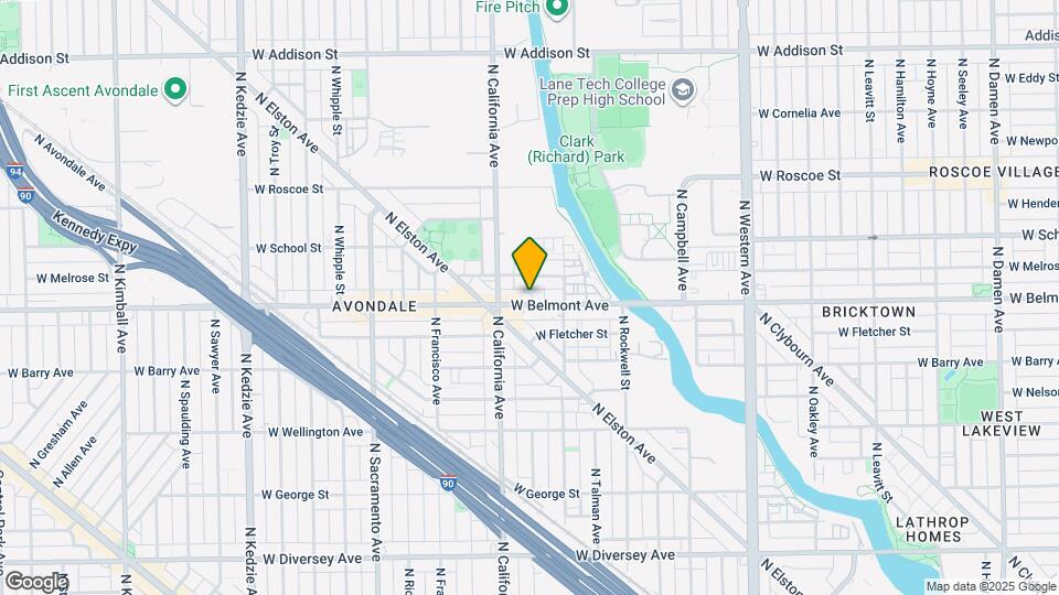 2732 W Belmont Ave Map and Location Details