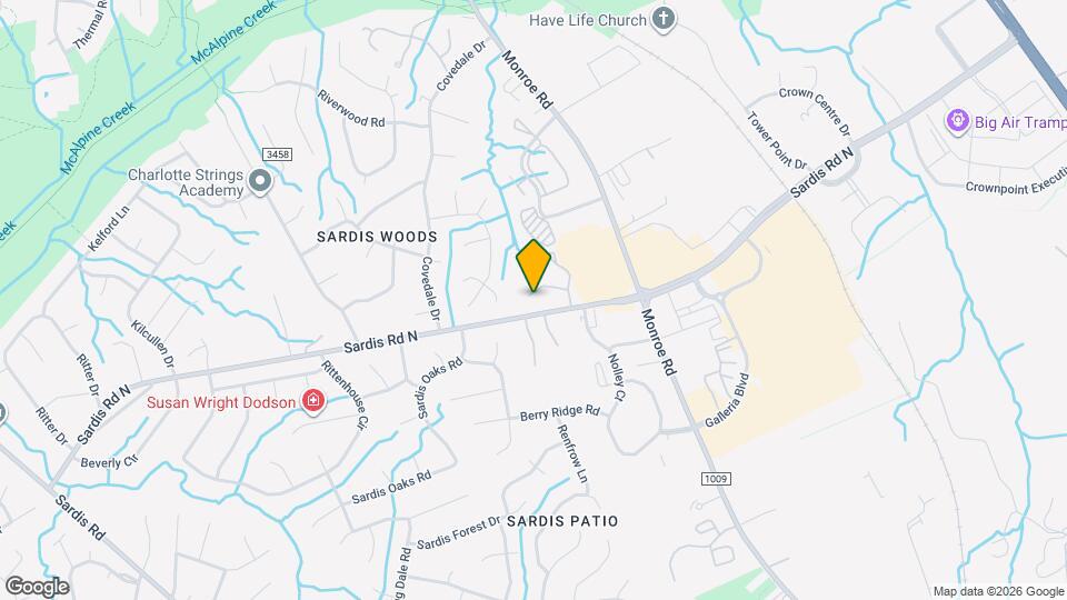 1258 Maple Shade Ln Map and Location Details