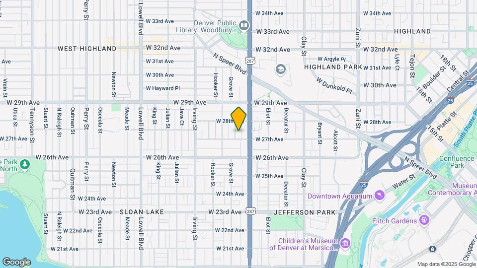 2710 N Grove St Map and Location Details