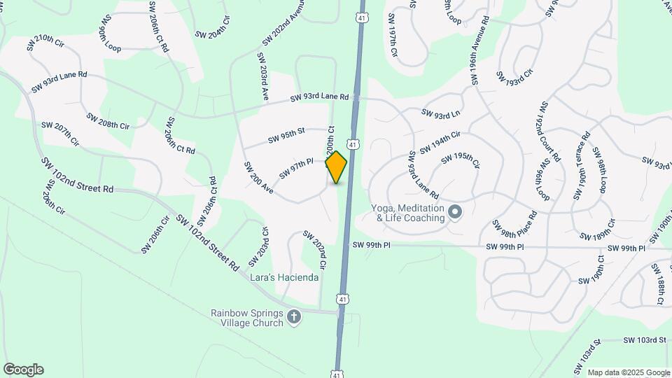 9731 SW 200th Ct Map and Location Details
