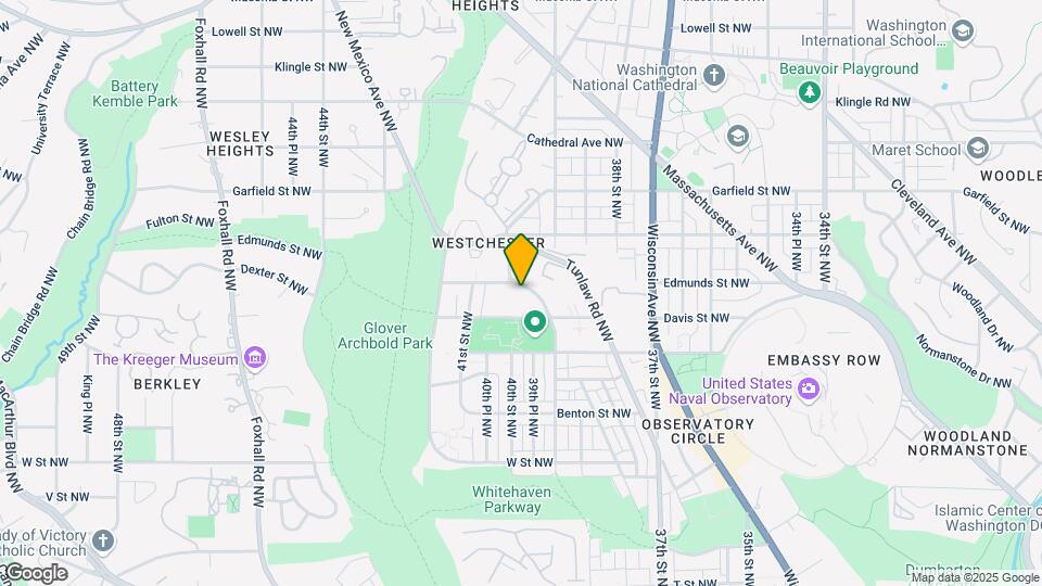 2638 39th St NW Map and Location Details