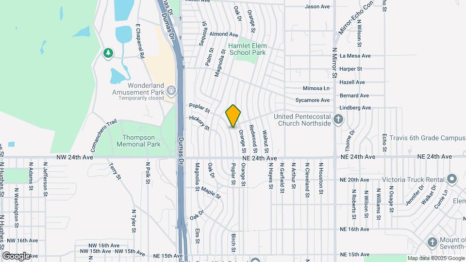 2420 Poplar St Map and Location Details